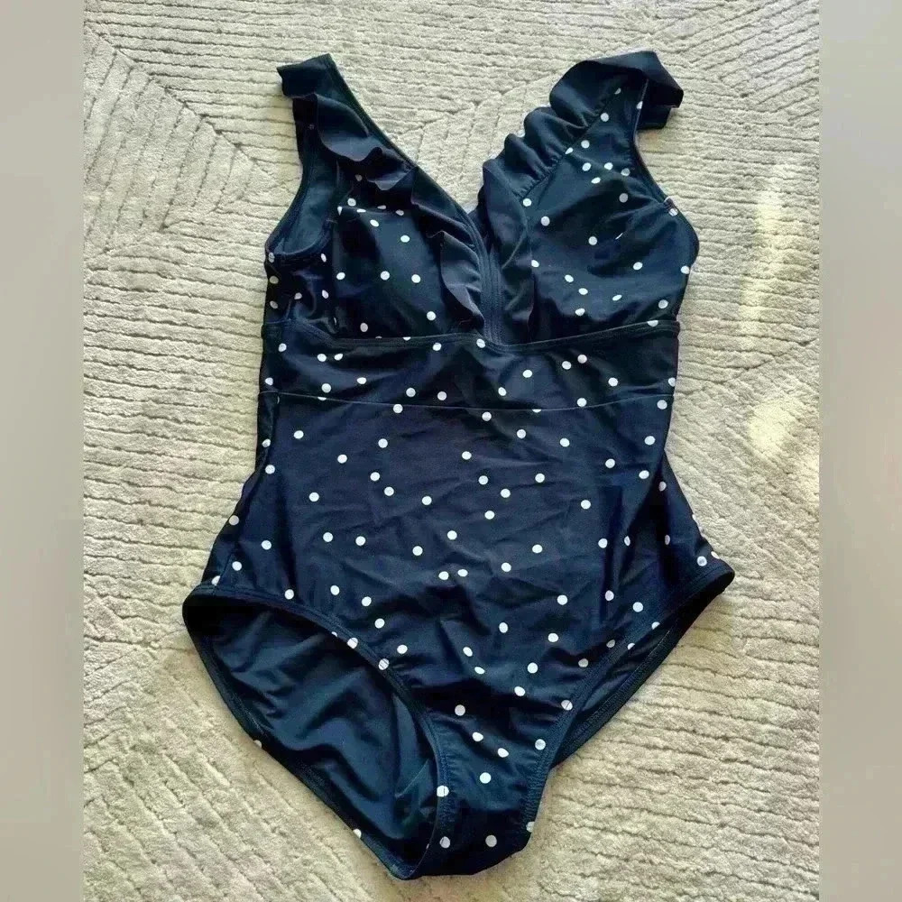 Down East modest one piece swimsuit